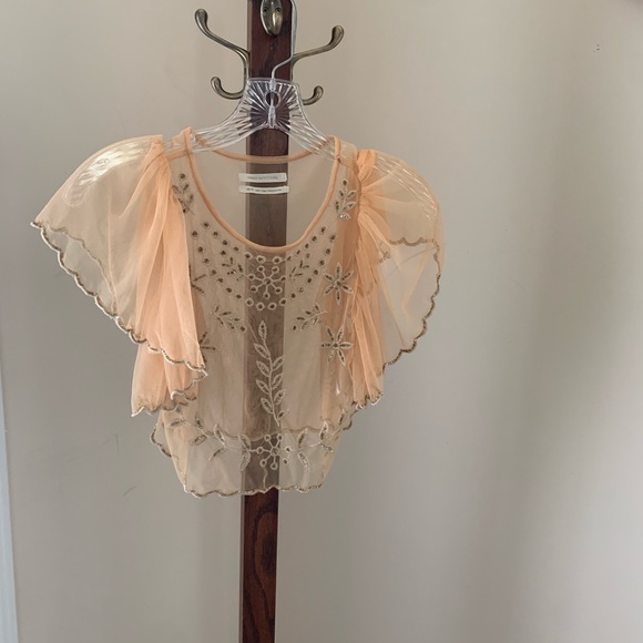Urban Outfitters | Beaded sheer top - Picture 3 of 7